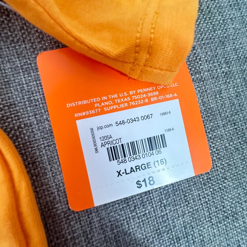 NEW Halloween Shirt Apricot/ Orange All tricks n treats Crow Bat Skull‎ Print - Picture 3 of 8